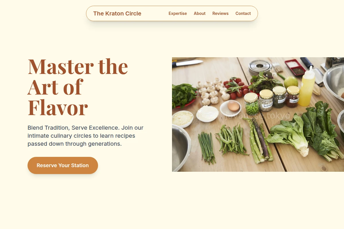 Craft Cooking Class